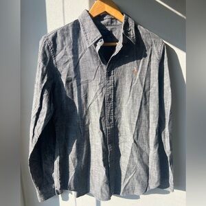 Polo grey button down NWT